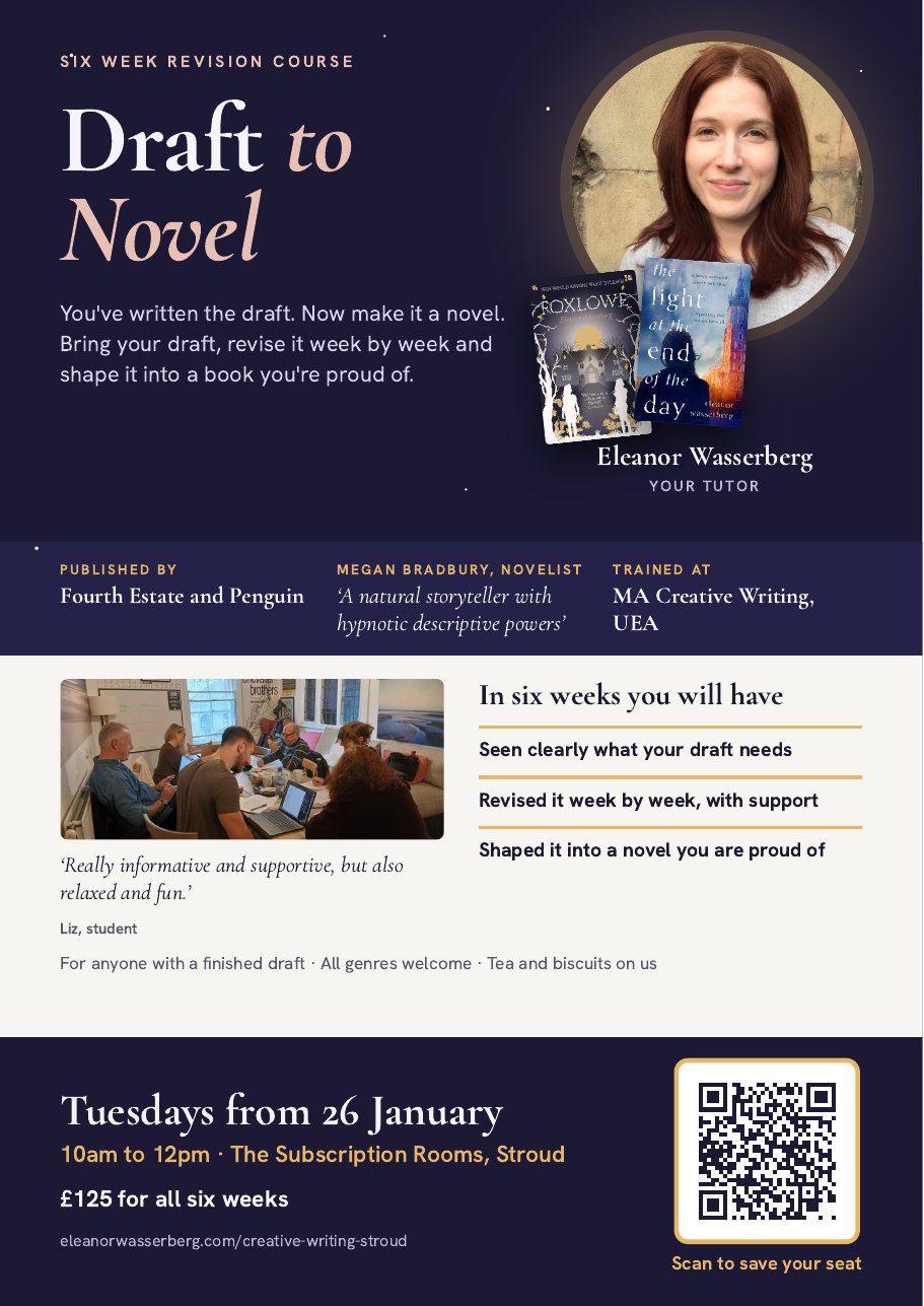Draft to Novel flyer