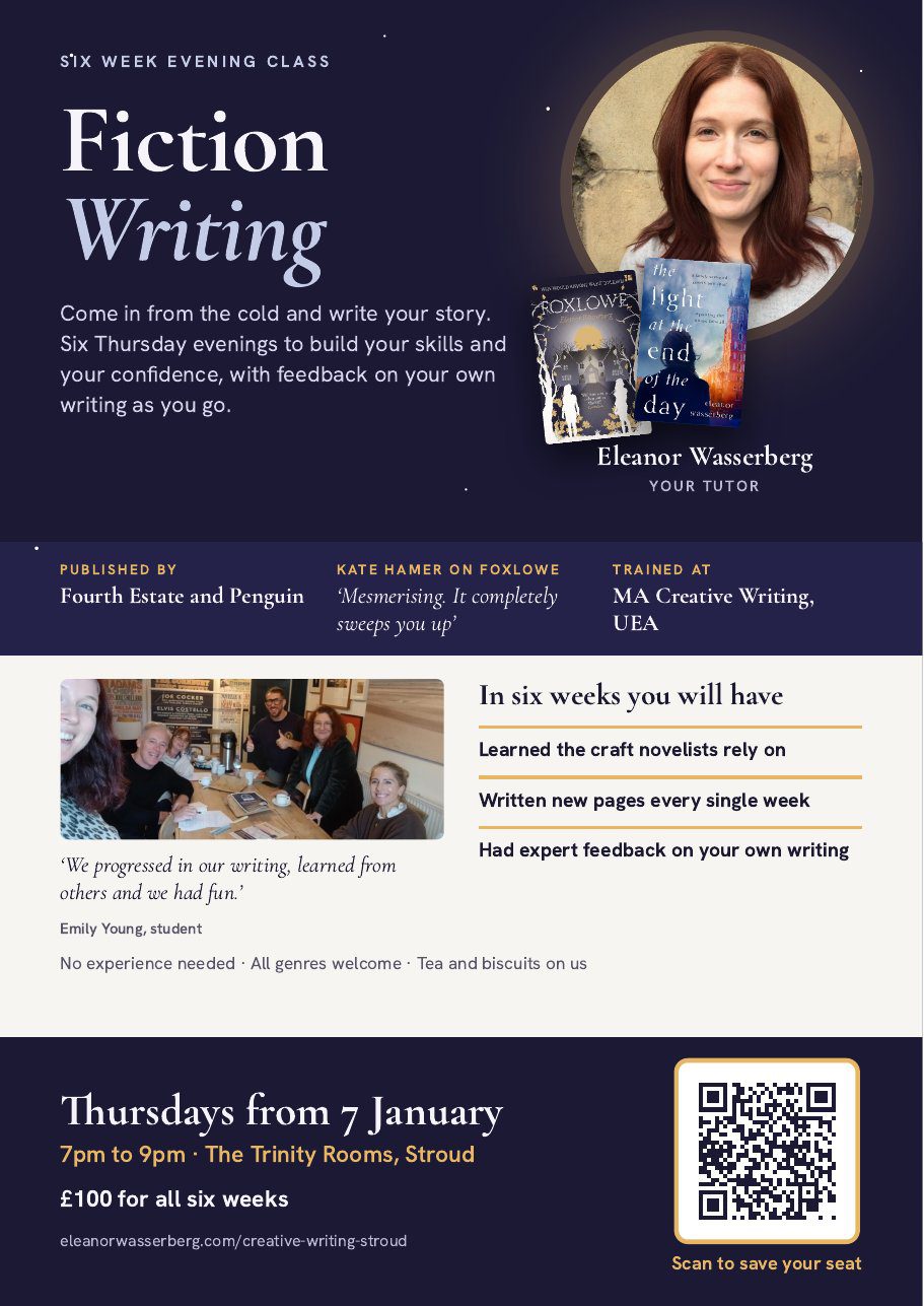 Fiction Writing flyer