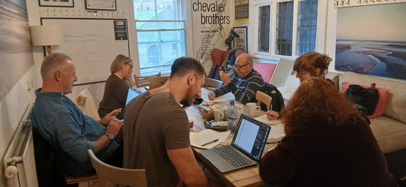 One of Eleanor's writing classes in Stroud